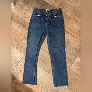 Agolde high rise button up jeans